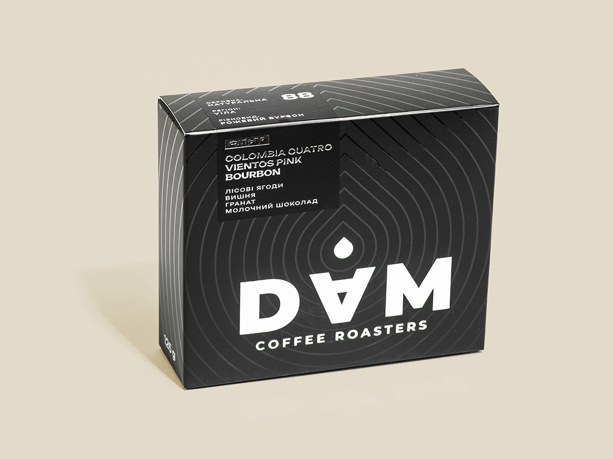 Colombia Cuatro Vientos Pink Bourbon 125g