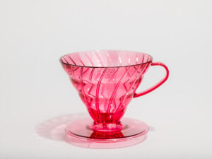 Пуровер Hario V60 рожевий пластиковий